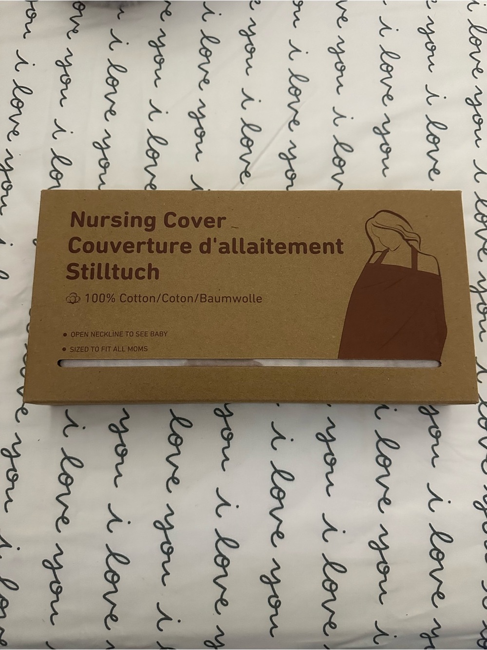 5/$25 Nursing Cover - tan Cotton Nursing Cover
